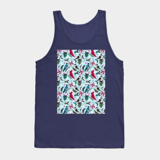 Joy to The Birds Repeat Pattern #1 Tank Top